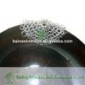 alibaba China Cast Iron Cleaner Stainless Steel Chainmail/stainless steel chainmail /chainmail scrubber